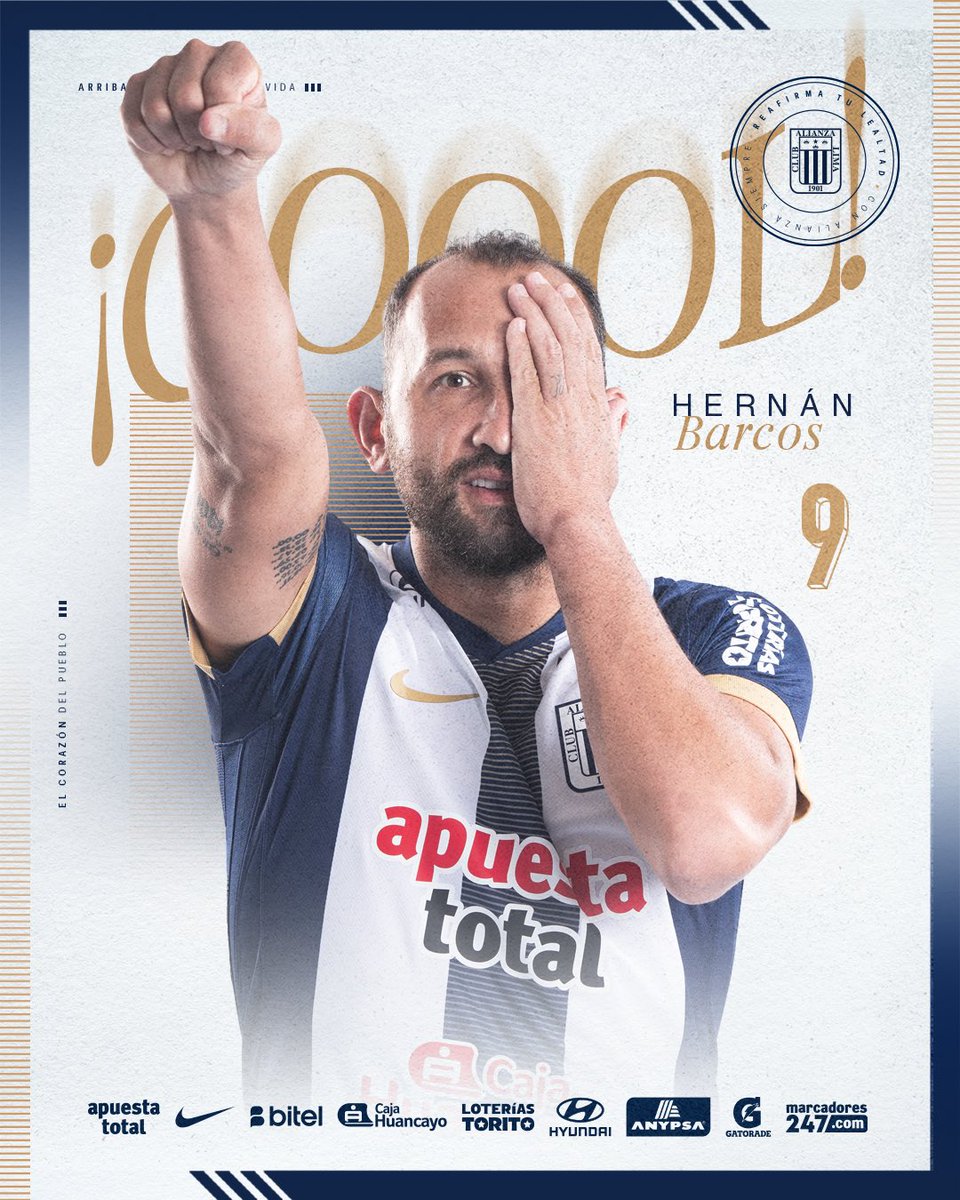 ClubALoficial's tweet photo. ⏱ |𝑴𝑰𝑵𝑼𝑻𝑶 𝑨 𝑴𝑰𝑵𝑼𝑻𝑶| ⏱

🏆: 𝑭𝒆𝒄𝒉𝒂 𝟏𝟑 @Liga1TeApuesto 

@ClubALoficial 2-0 @AlianzaUDH 

⛳️ 78’ ST. ¡𝑬𝑺𝑶𝑶𝑶𝑶 𝑷𝑰𝑹𝑨𝑻𝑨!💙

#ConAlianzaSiempre 
#VamosPorMás
#ReafirmaTuLeALtad https://t.co/vWU7xJ6O1I