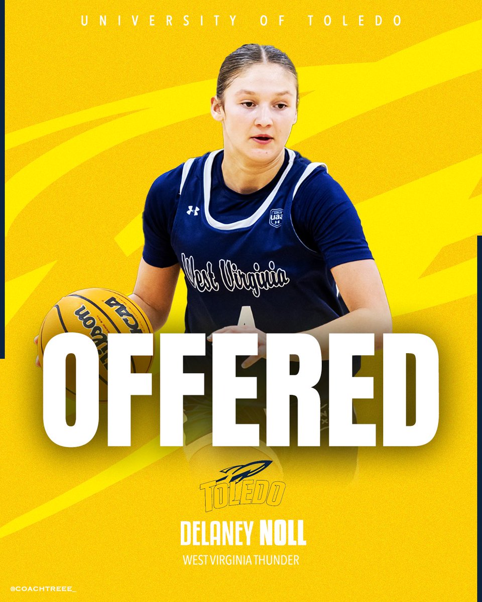 West Virginia Thunder UAA (@wvthunderuaa) on Twitter photo Delaney Noll ‘28 (<a href="/DelaneyNoll/">Delaney Noll</a>) has picked up an offer from Toledo!
#WVThunderFam | ⚡️⚡️ Delaney Noll ‘28 (<a href="/DelaneyNoll/">Delaney Noll</a>) has picked up an offer from Toledo!
#WVThunderFam | ⚡️⚡️