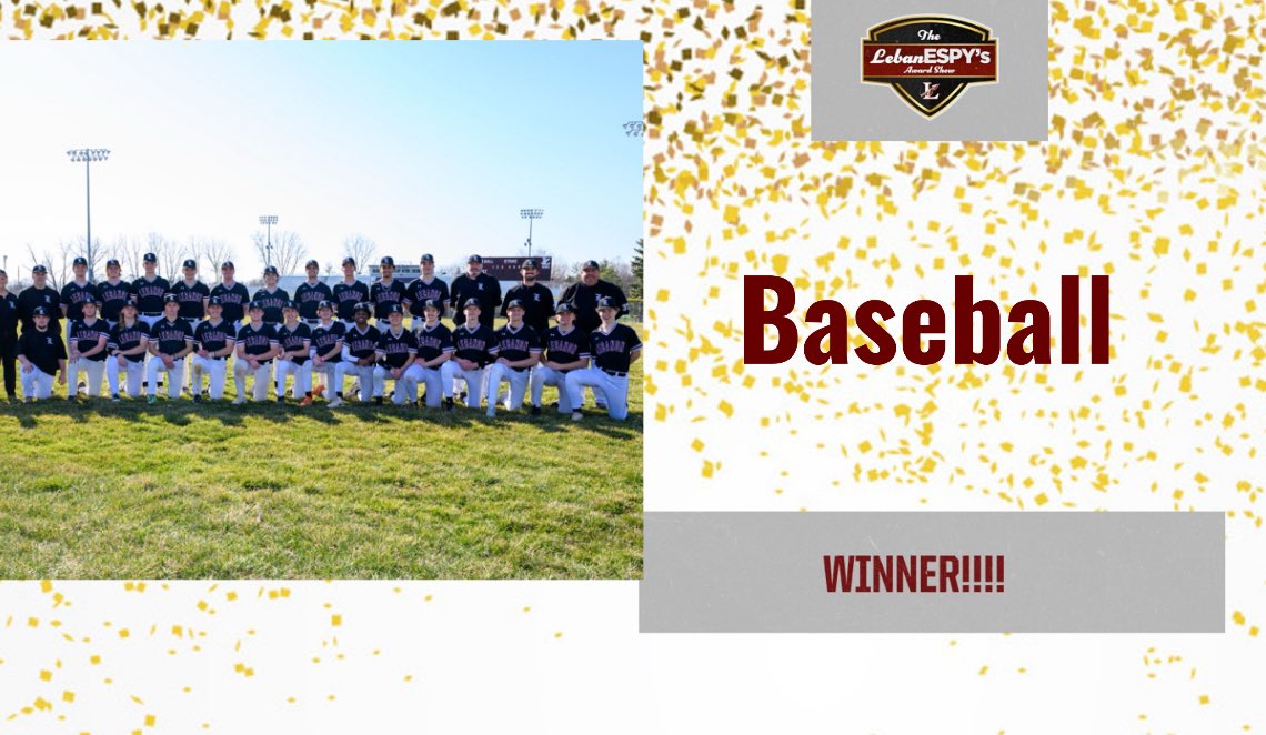 Congratulations to our Baseball team!