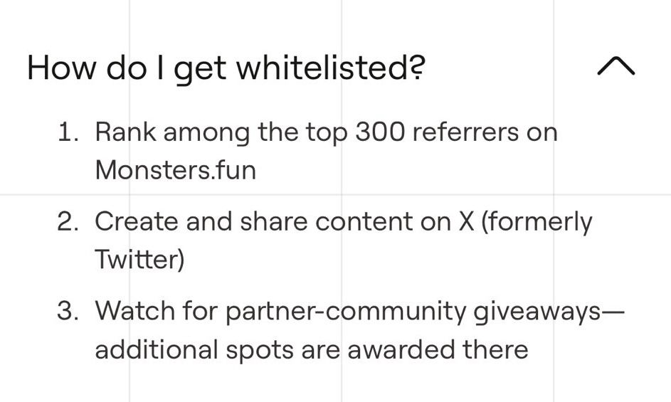 SCAM ALERT !!!

Really disappointed with how <a href="/monstersdotfun/">Monsters</a> handled their whitelist process.
They clearly promised that the Top 300 referrals would be whitelisted and many of us put in serious time and effort promoting them based on that promise.

Then suddenly, they claimed to