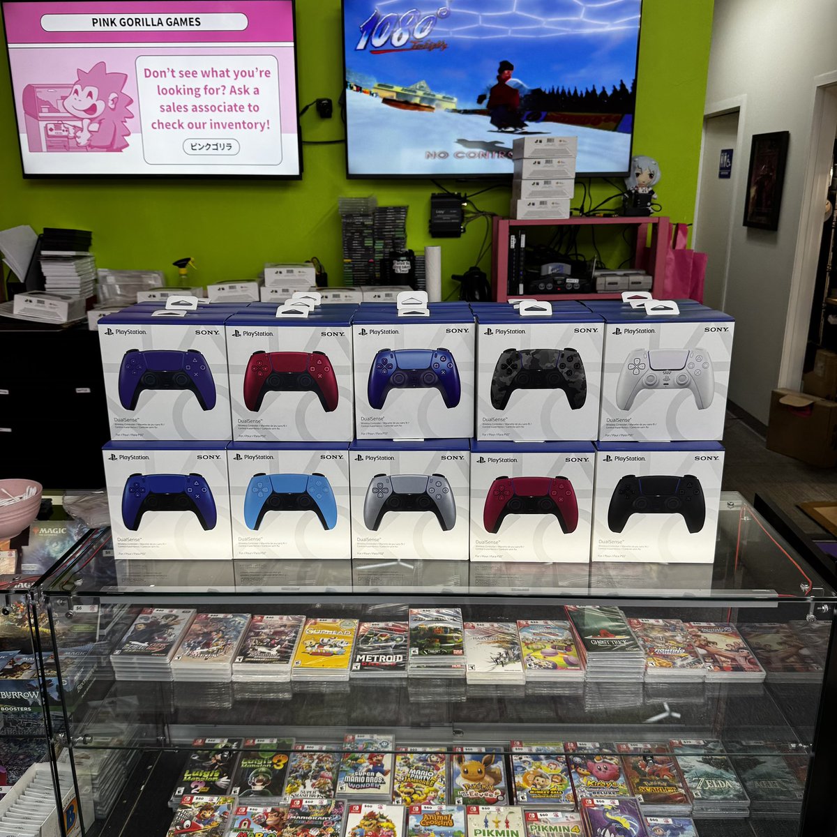 Great new variety of new PS5 controllers now available. Also PS5 controller stick drift fix is available for $15. Available to fix on site so long as we’re not too busy.