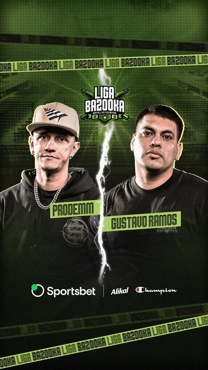 ligabazooka's tweet photo. 💣ESTRENO💣
Mira la batalla completa de #Prodemm 🆚 #GustavoRamos acá: https://t.co/AHzbAghLts https://t.co/9yCY2rW9dn