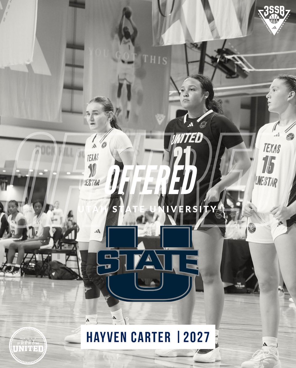Lady Phenom United (@united_phenom) on Twitter photo Congrats to our 2027 Forward <a href="/hayvencarter5/">Hayven</a> on the offer from <a href="/USUWBasketball/">USU Women's Hoops</a> <a href="/3SSBGCircuit/">3Stripes Select Basketball Girls Circuit</a> Congrats to our 2027 Forward <a href="/hayvencarter5/">Hayven</a> on the offer from <a href="/USUWBasketball/">USU Women's Hoops</a> <a href="/3SSBGCircuit/">3Stripes Select Basketball Girls Circuit</a>