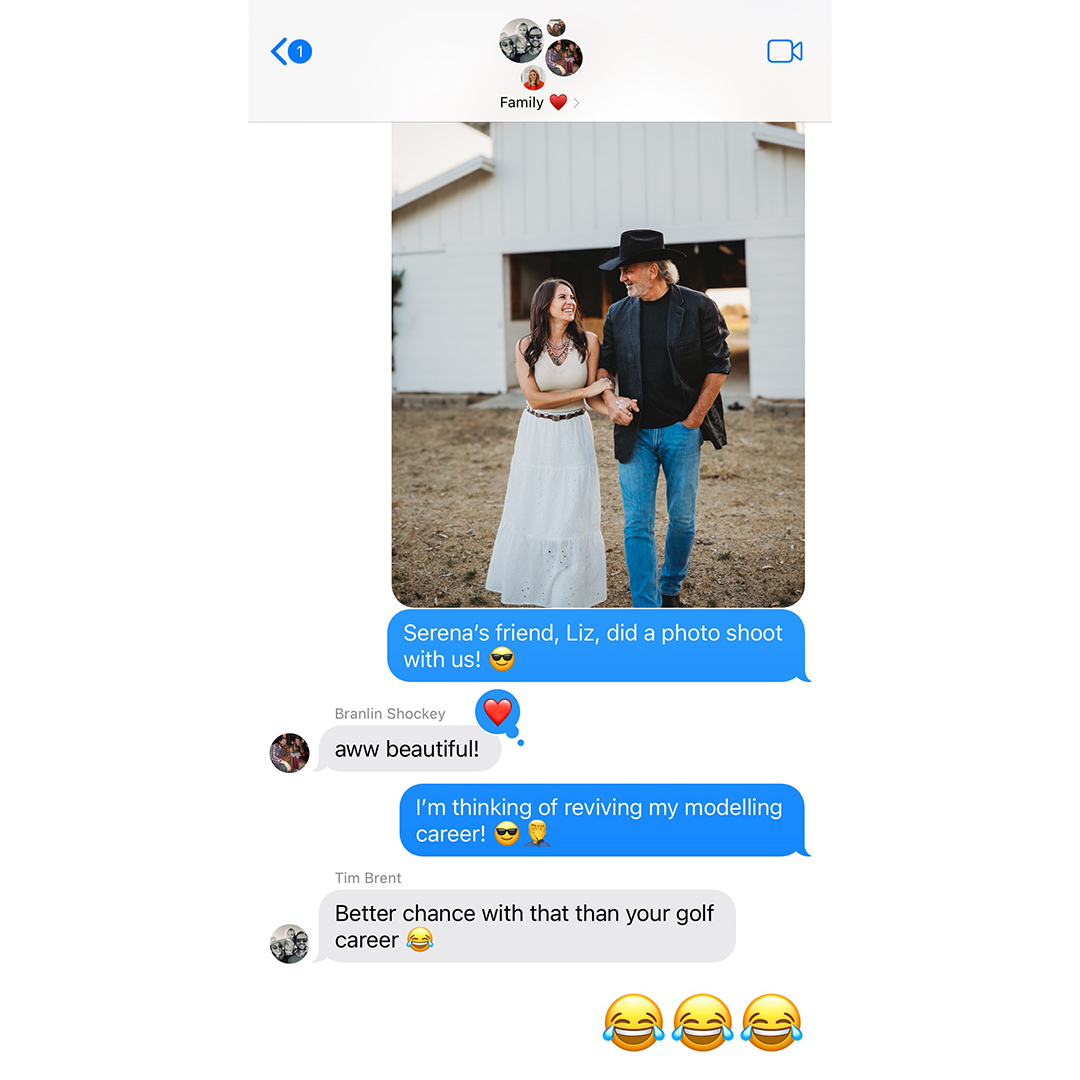COUNT ON FAMILY TO KEEP YOU HUMBLE! 😂

Although in Tim’s case, since the IMPARTIAL “judges” said I outdrove him, it’s probably just jealousy rearing its ugly head!! 🤷🏼