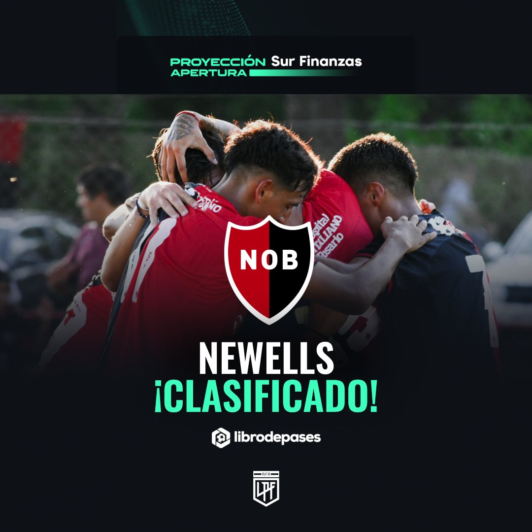 Proyeccion LPF (@proyeccionlpf) on Twitter photo ¡Firmó su pase! 🎫 ⚽️
<a href="/Newells/">Newell’s Old Boys</a> es otro de los equipos que aseguró un lugar en los #OctavosDeFinal del #TorneoProyección <a href="/surfinanzas/">Sur Finanzas</a> 2025🏆 ¡Firmó su pase! 🎫 ⚽️
<a href="/Newells/">Newell’s Old Boys</a> es otro de los equipos que aseguró un lugar en los #OctavosDeFinal del #TorneoProyección <a href="/surfinanzas/">Sur Finanzas</a> 2025🏆
