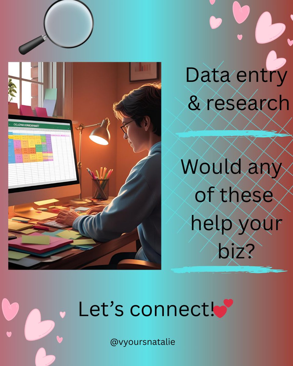 vyoursnatalie's tweet photo. 🎯Still learning, still growing—but here’s what I’m working toward offering as your future VA ⬇️ 
#VirtualAssistantInTraining #FutureVABoss #SupportWithHeart https://t.co/rsdGqo7rjz