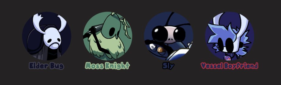 New characters added!
Link of the Tierlist: tiermaker.com/create/friday-…

Hymns of Hallownest: <a href="/HK_FNF/">Hymns of Hallownest</a>, <a href="/CheezSomething/">Cheez!</a>
Hollow Knight: <a href="/TeamCherryGames/">Team Cherry</a>