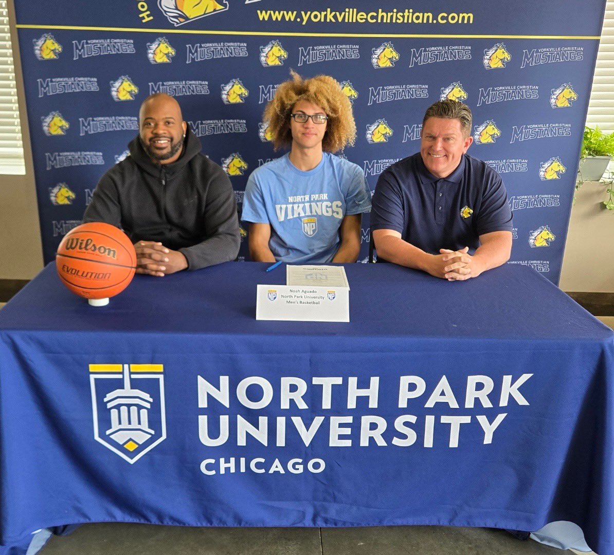 Noah Aguado (@noahaguado22) on Twitter photo I am blessed to announce that I’ve committed to North Park University in Chicago, IL. Where I’ll continue my academic and basketball career. Thank you to all my coaches and teammates for getting me here!! <a href="/CoachSovern40/">Mustang Hoops</a> <a href="/ralford8764/">Coach Ray Alford</a> <a href="/ChrisShermanSr/">ChrisShermanSr</a> <a href="/Christian_Sov12/">Christian Sovern</a> I am blessed to announce that I’ve committed to North Park University in Chicago, IL. Where I’ll continue my academic and basketball career. Thank you to all my coaches and teammates for getting me here!! <a href="/CoachSovern40/">Mustang Hoops</a> <a href="/ralford8764/">Coach Ray Alford</a> <a href="/ChrisShermanSr/">ChrisShermanSr</a> <a href="/Christian_Sov12/">Christian Sovern</a>