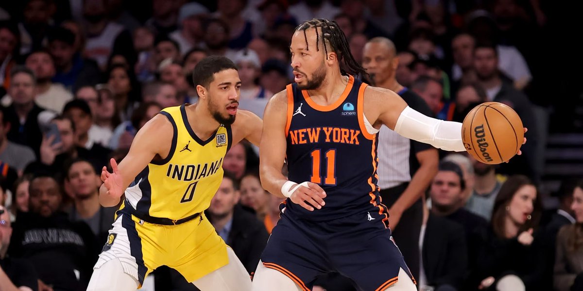 Stocksanyama's tweet image. 2025 Eastern Conference Finals analysis + predictions🧵

3 New York Knicks vs 4 Indiana Pacers