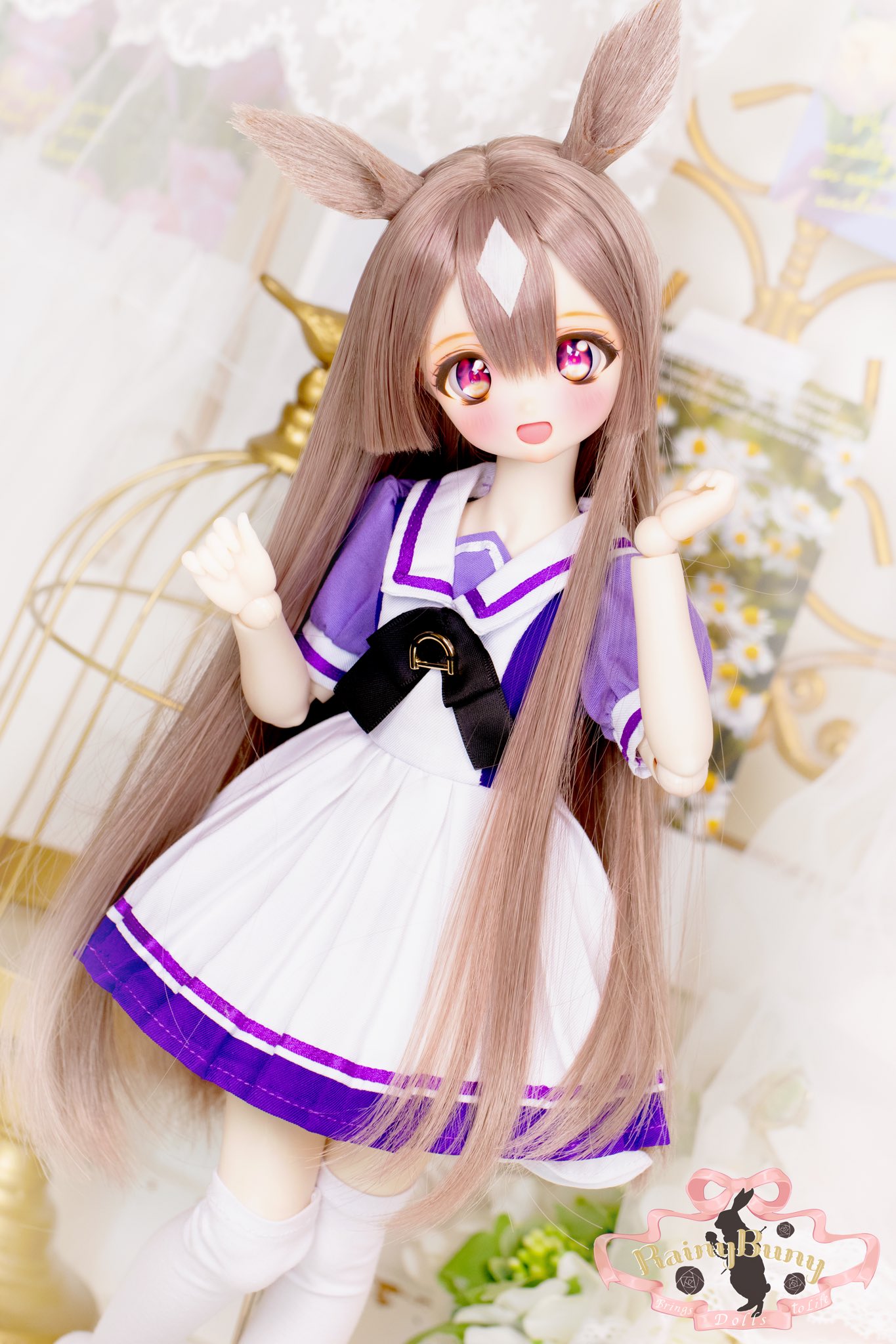 お花にこちゃんアレンジタグ メグえもんさん