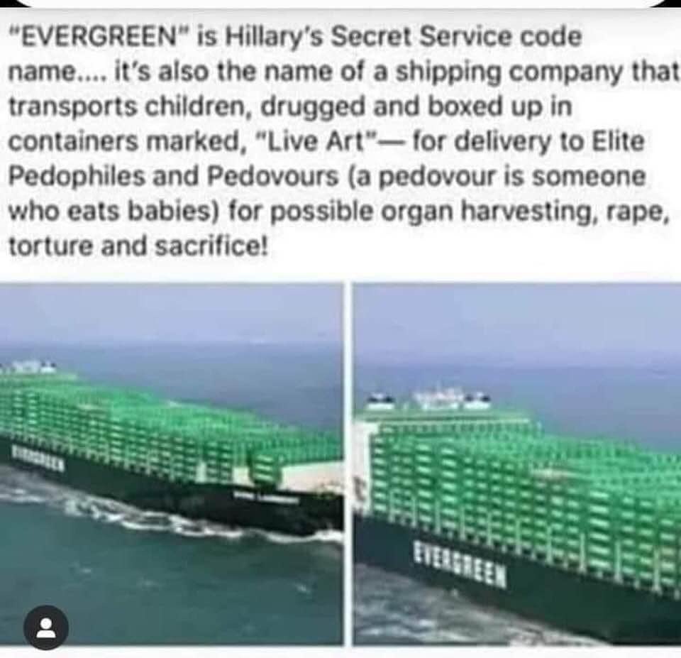 Bethany✨❤️🇺🇸 MAGA Deplorable Patriot 🇺🇸❤️✨ (@radazie) on Twitter photo <a href="/JOKAQARMY1/">mrredpillz jokaqarmy</a> It sure would be a shame if Hillary’s shipping company, Evergreen, went viral. Her “live art” aka trafficked children made her a pretty penny <a href="/JOKAQARMY1/">mrredpillz jokaqarmy</a> It sure would be a shame if Hillary’s shipping company, Evergreen, went viral. Her “live art” aka trafficked children made her a pretty penny
