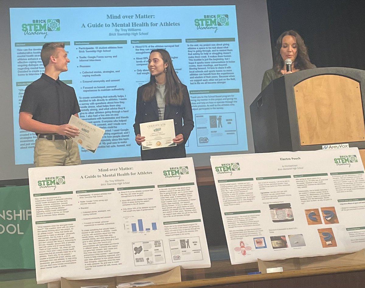 BrickSupt's tweet photo. Always an awesome night at our @BrickSchools “STEM Celebration &amp; STEMinar”!  Amazing presentations on their capstone projects. So creative!  And so smart!  CONGRATULATIONS and well deserved!! #BestandBrightest #BrickSchoolsProud
@BTPSSTEMAcademy https://t.co/CGtzDN3mz0
