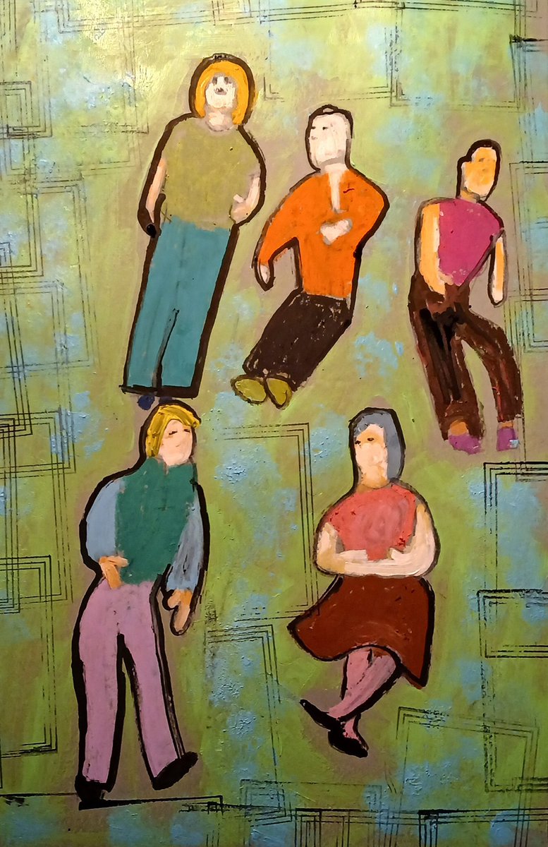 Hierarchy of bendable dollhouse people