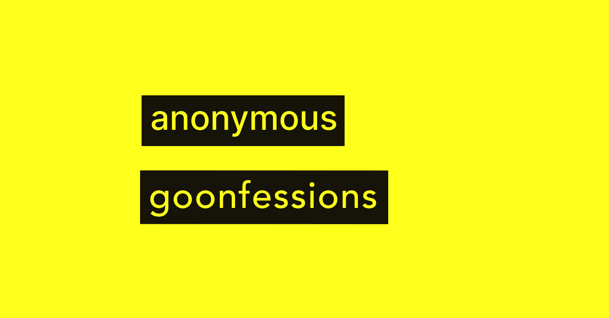 Goonfessions tweet media