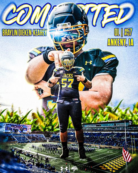 Braylin Dieken-Keahey (@bdiekenkeahey) on Twitter photo 🙏Commited🙏
#605Hogs #GoJacks
<a href="/CoachBangSDSU/">Coach Mike Bangtson</a>
<a href="/CoachDtjackson/">Dan Jackson</a>
All Glory to God. Proverbs 12:24 🙏Commited🙏
#605Hogs #GoJacks
<a href="/CoachBangSDSU/">Coach Mike Bangtson</a>
<a href="/CoachDtjackson/">Dan Jackson</a>
All Glory to God. Proverbs 12:24