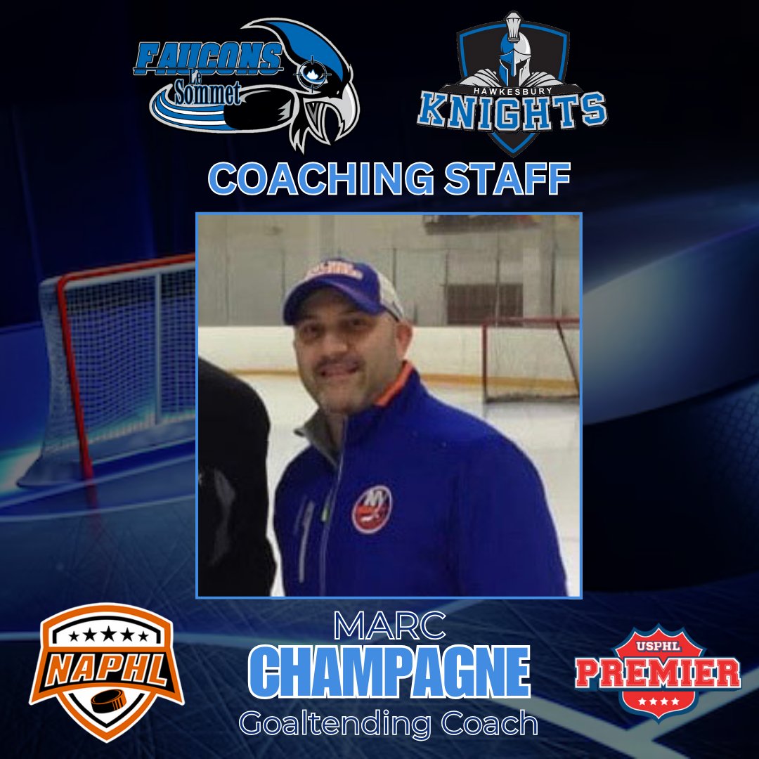 Marc Champagne Joins The Faucons and The Knights As Goaltending Coach ~ 
lsihacademy.com/2025/05/19/mar… #naphl