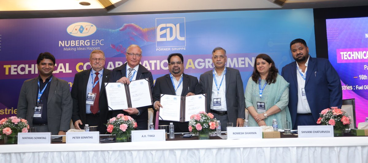 HydrocarbonProc's tweet photo. #NubergEPC, #EDL sign technical collaboration agreement across several industries
#refining #petrochemicals #hydrogen #engineering #sustainable #environment
https://t.co/gpAHRjg0sc https://t.co/zHKAioNO3u