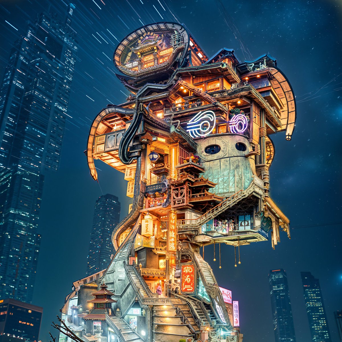 This <a href="/AIPESnft_/">AIPES NFT</a> breathes incense and electricity.