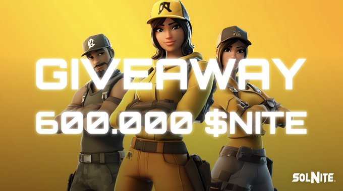 🎉 New Partnership #GIVEAWAY 
💰 600,000 $NITE

3 winners Receive 200,000 $NITE equal to $100 each!

Rules 👇 
✅Follow <a href="/SolniteGame/">Solnite</a> <a href="/Merciless365/">Ming</a>
✅Share
✅Tag 3 friends 
✅ Join Telegram  :  t.me/solnite_army

🍀 Good Luck
⏰️ Ends in 24 Hours! ⏰️ #Crypto