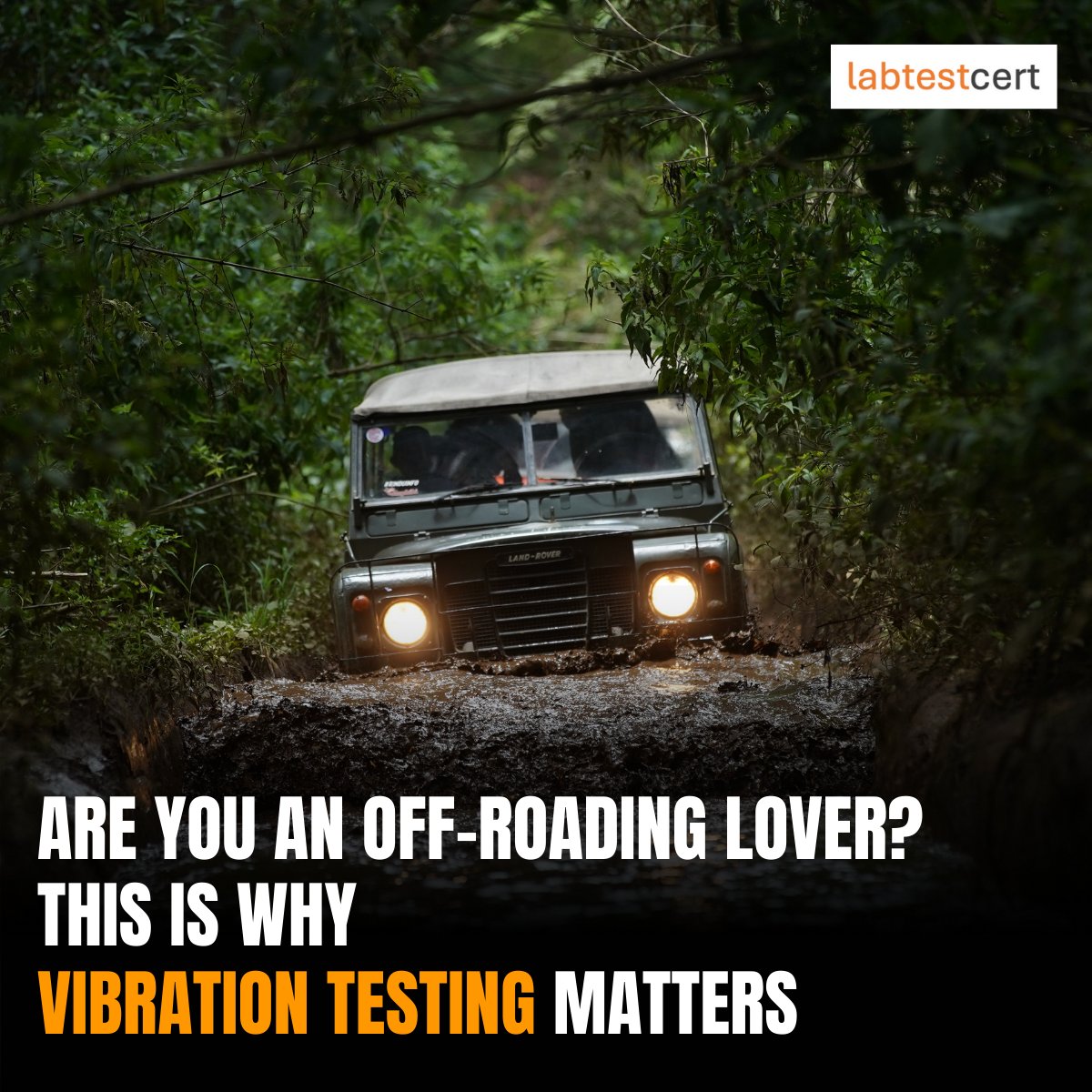 LabTestCert's tweet image. Ever taken your 4x4 off-road and felt your teeth rattle? Your vehicle’s electronics feel it too, and that’s why vibration testing matters. 
👉 Read our latest article to find out why vibration testing is key. linkedin.com/pulse/you-off-…

#AutomotiveTesting #VibrationTesting