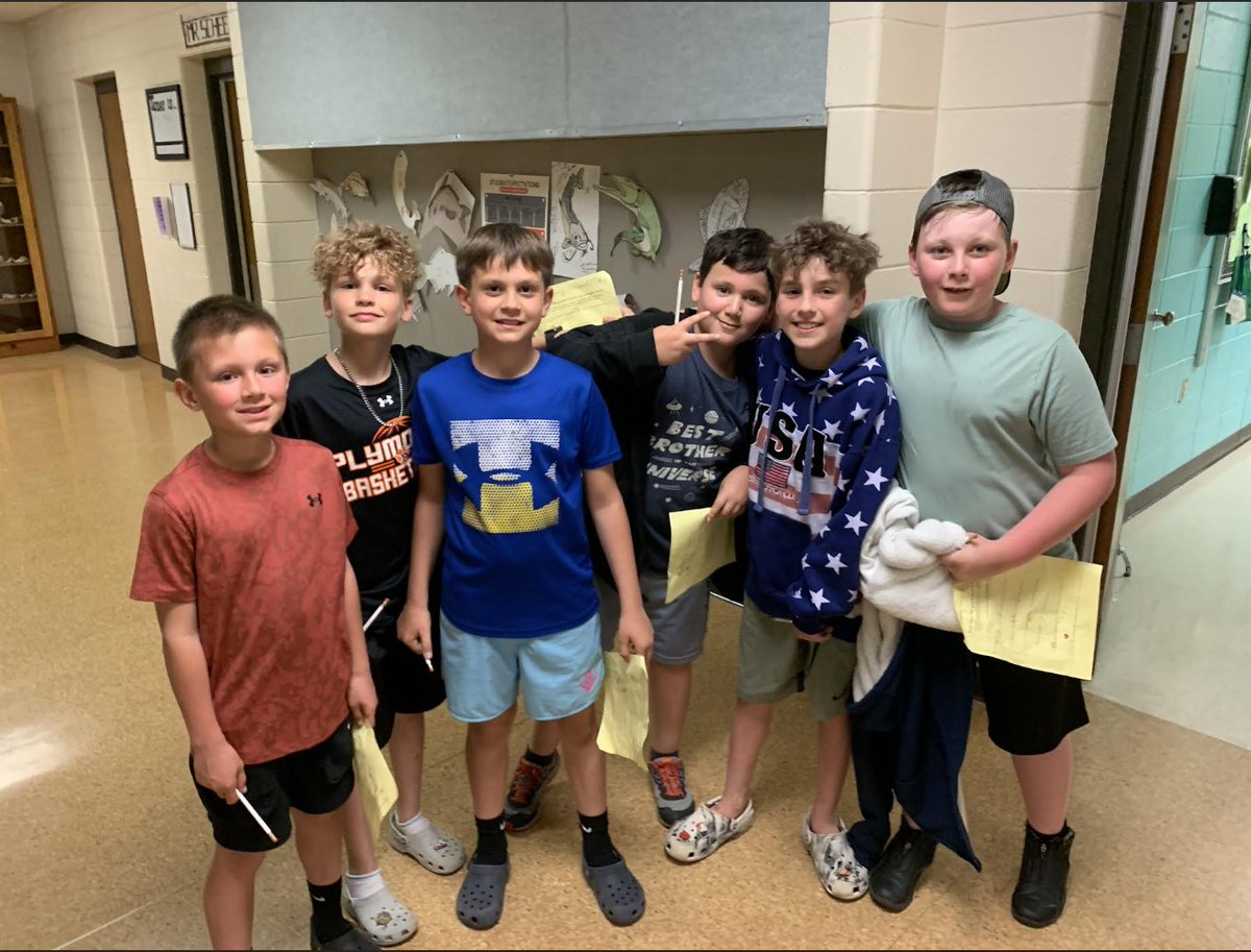 We recently welcomed next year's 5th graders to RV! A huge thank you to our 5th Grade Team for making our students feel so welcomed! #RiverviewMS <a href="/plymouthschools/">plymouthschools</a>