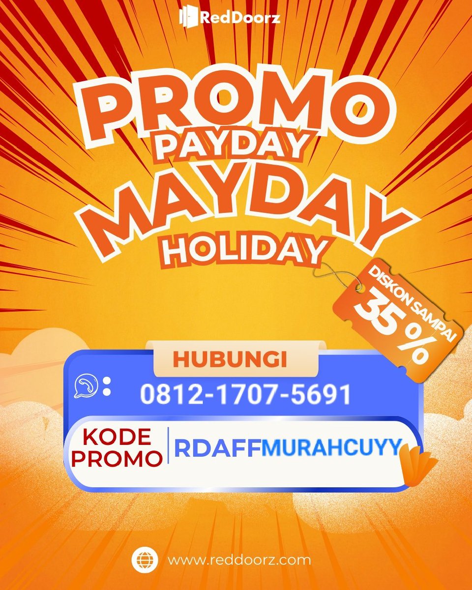 Dzikridhani's tweet photo. kode promo berlaku hingga 1 tahun 
Kode diskon: RDAFFMURAHCUYY 

Segera pesan dan nikmati liburan lebih hemat!!.
#zonauang #zonajajan #STAYC_TikTok #TouristFamily #promotwt #Traveller https://t.co/JELbulKlsp