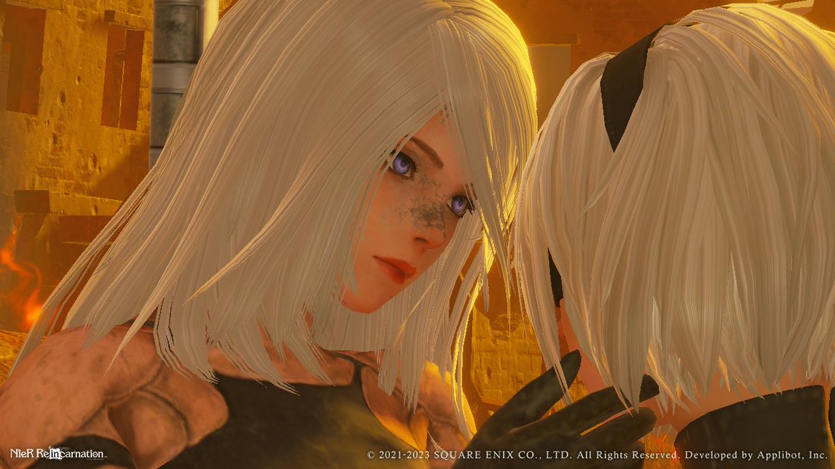 n_e_r_i_a_m_e_'s tweet image. A2ロールアウトおめでとう🎂🎉
皆から託され戦い続けるA2に幸あれ
#ニーアオートマタ #NieR
#A2誕生祭