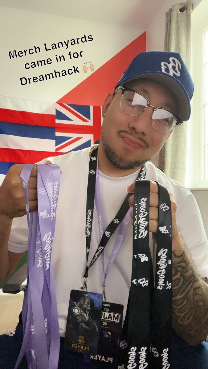 Faka | Pono 🔜 @HCS ARLINGTON (@faka_pono) on Twitter photo BG Lanyards came just in time for Dreamhack!
I'll only be bringing 25 of each color so come find me or <a href="/_fortune_cooki/">Linz | Fortune Cooki</a> to get one! We will also have Stickers to give out!
We appreciate the Love and Support from the Halo Community for <a href="/BootyGoonsTV/">Booty Goons</a> 🤍 BG Lanyards came just in time for Dreamhack!
I'll only be bringing 25 of each color so come find me or <a href="/_fortune_cooki/">Linz | Fortune Cooki</a> to get one! We will also have Stickers to give out!
We appreciate the Love and Support from the Halo Community for <a href="/BootyGoonsTV/">Booty Goons</a> 🤍
