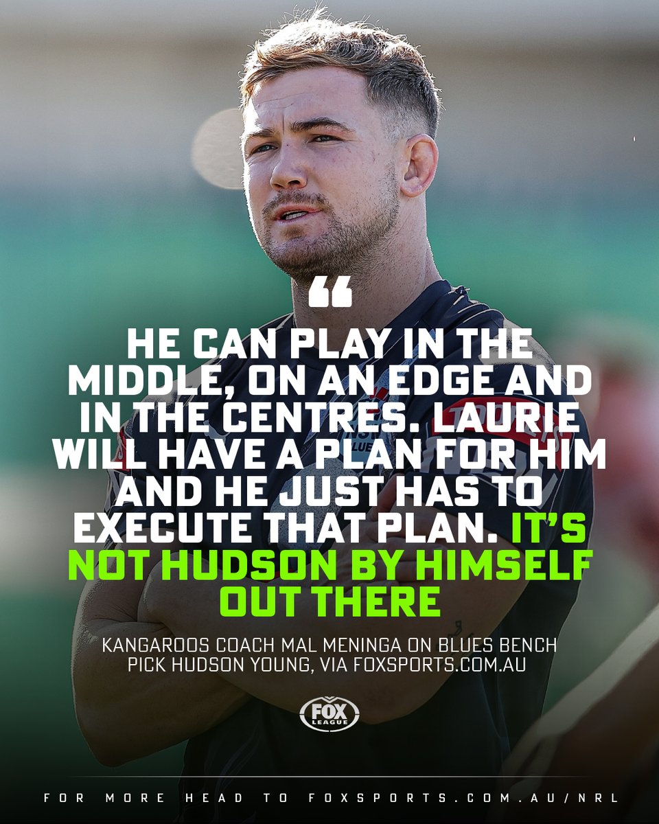 Hudson Young has been the NSW scapegoat after Game 1 losses for the past two years… here's how he keeps his spot this year 🤔

STORY 👉 bit.ly/432Ua7U