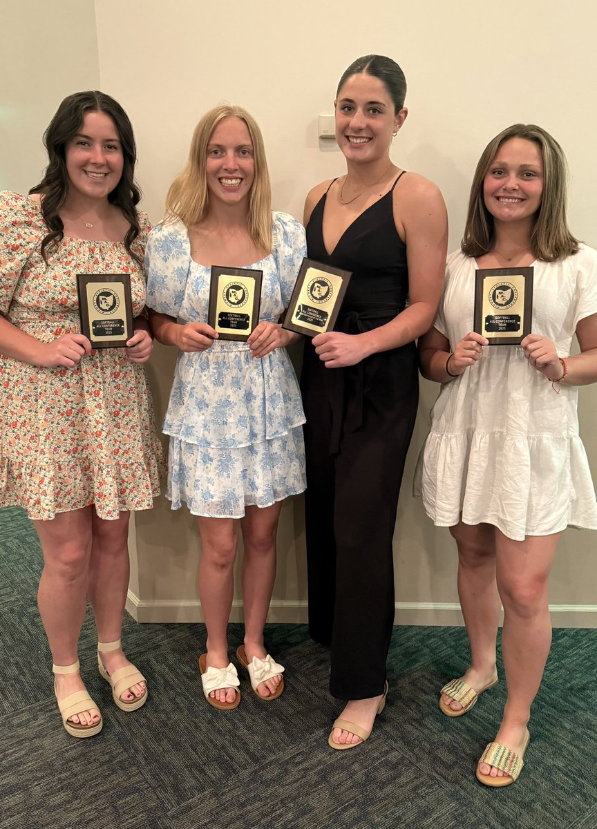 Congratulations to First Teamers Brooklyn Osterloh, Reece Albers, Addi Inskeep, and Rylin Trego who were honored at tonight’s MAC Banquet.