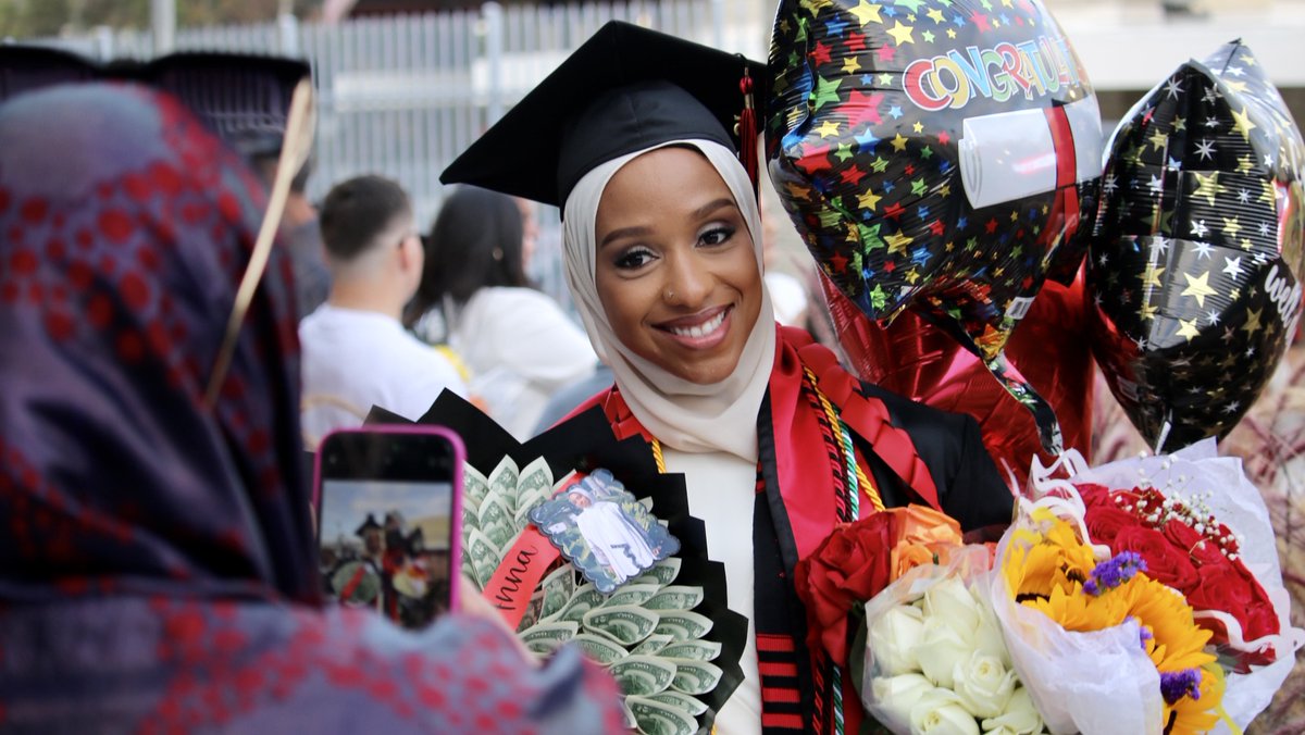 SDSU's tweet image. SDSU celebrated the Class of 2025 with four days of ceremonies filled with pride, culture, and community. Congrats to our newest grads and the supporters who helped them get here! 🎓 View the gallery: bit.ly/45gV3uQ
