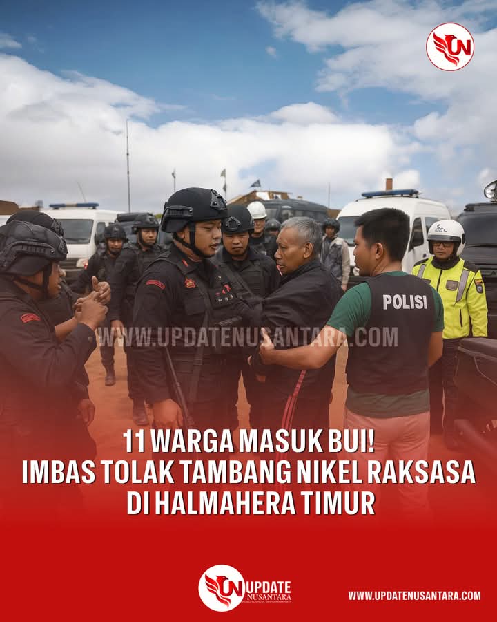 Dukung Hutan, Masuk Bui! 11 Warga Halmahera Timur Jadi Tersangka Usai Tolak Tambang Nikel Raksasa
Halmahera Timur –
Apa jadinya ketika warga hanya ingin mempertahankan hutan adat mereka dari tambang nikel raksasa, tapi justru malah dijebloskan ke penjara.

Powerful People