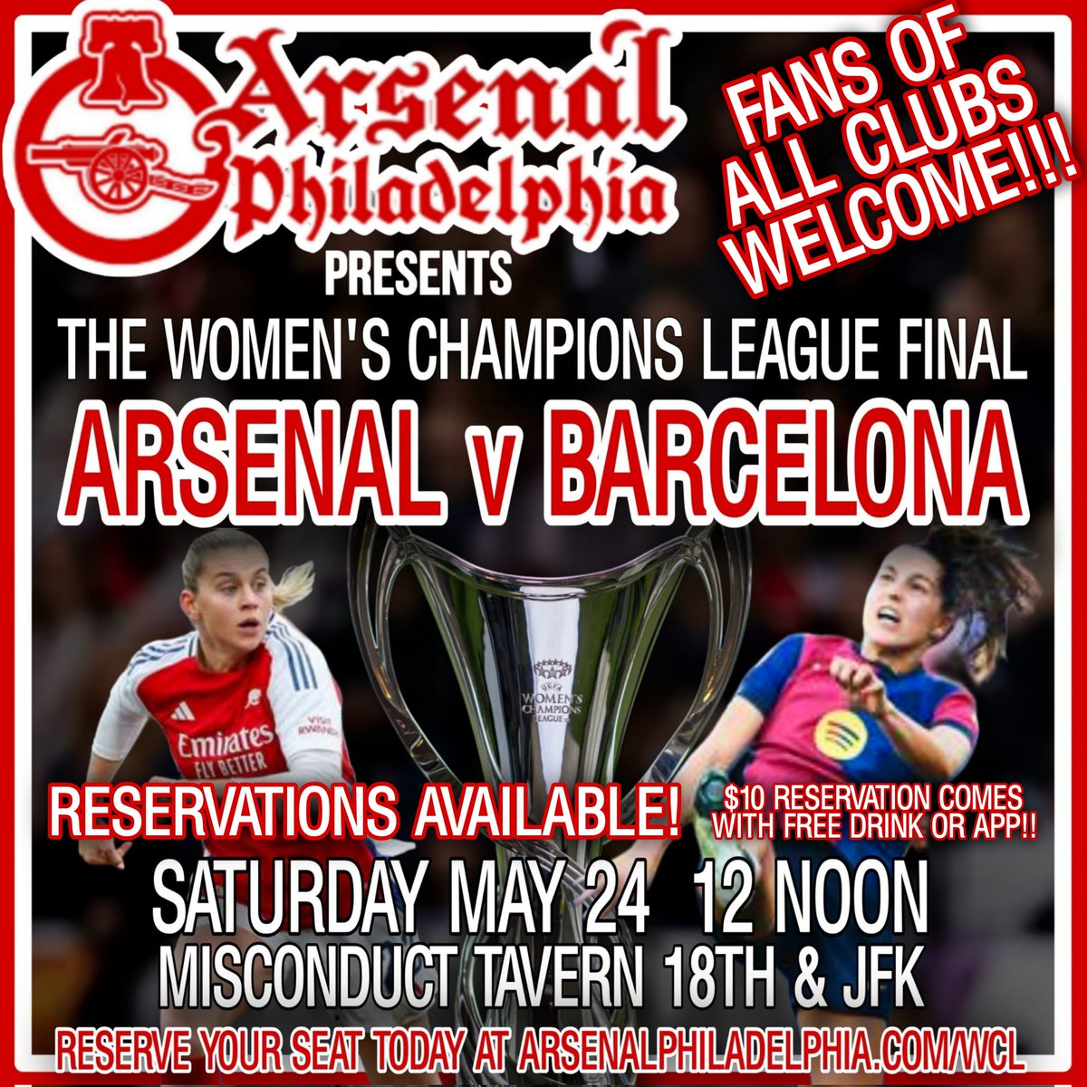 Arsenal Philadelphia tweet media