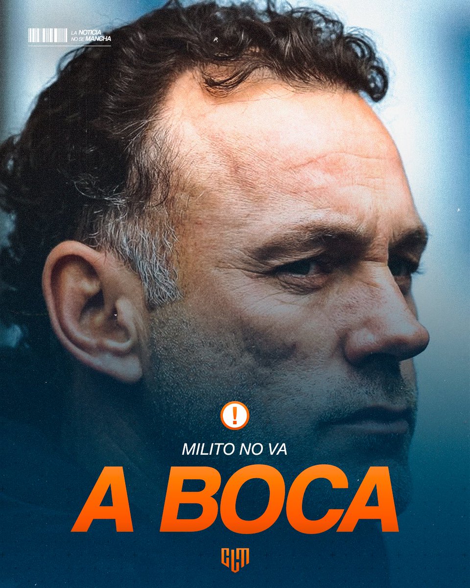 CLMerlo's tweet image. 🚨Gabriel Milito se bajó de la chance de ser entrenador de Boca. 
*️⃣Entiendo que la decisión fue tomada por una cuestión de cariño con el hincha de Independiente.