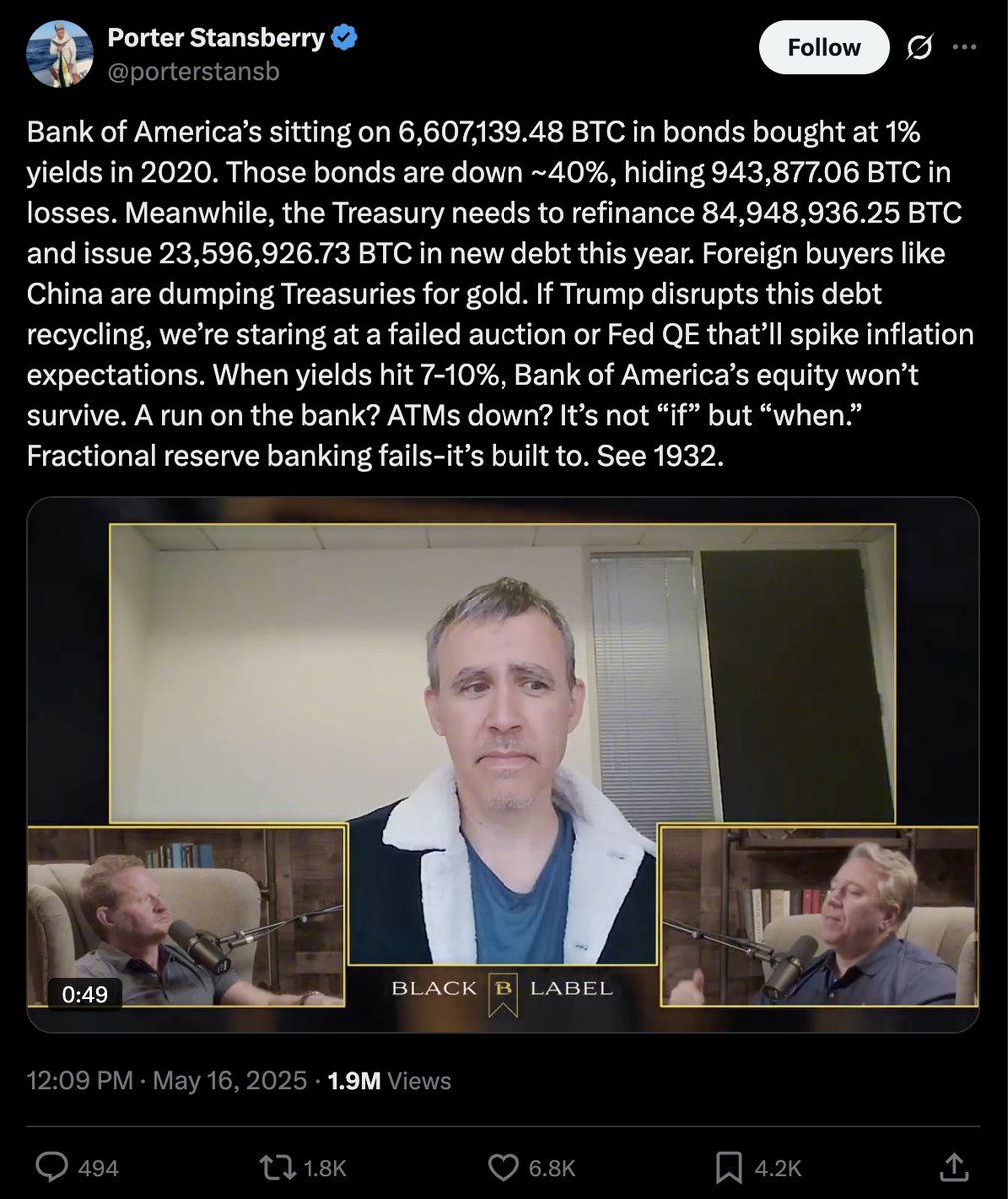 Denominating the fiat world in BTC really highlights the insanity of the current system.