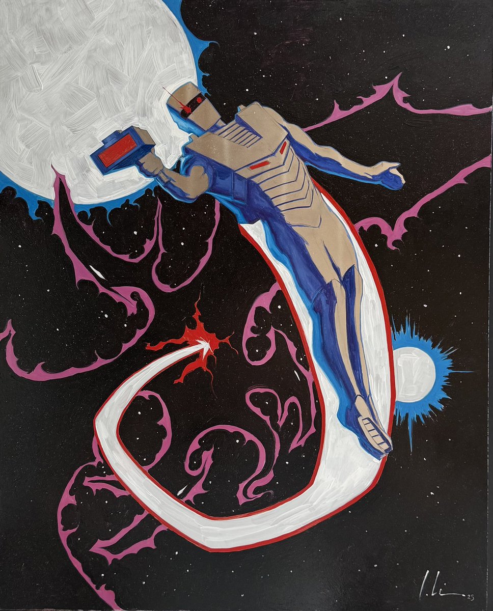 Rom2814 (@rom2814) on Twitter photo Rom trounces a Deathwing and earns the title“Greatest of the Spaceknights” painting commissioned from <a href="/JeremyWilsonArt/">Jeremy Wilson</a>. This is painted on an aluminum sheet so Rom’s armor is actual metal. Photos don’t do justice to the way it reflects light! #Rom #RomSpaceknight (16x20). Rom trounces a Deathwing and earns the title“Greatest of the Spaceknights” painting commissioned from <a href="/JeremyWilsonArt/">Jeremy Wilson</a>. This is painted on an aluminum sheet so Rom’s armor is actual metal. Photos don’t do justice to the way it reflects light! #Rom #RomSpaceknight (16x20).