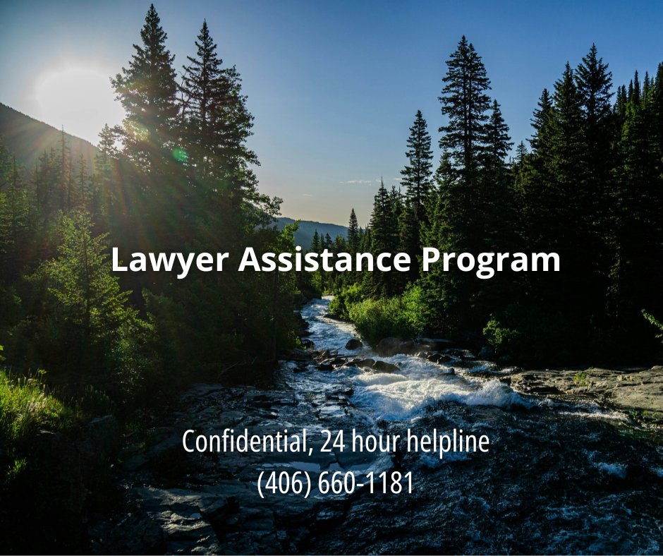 The Montana Lawyer Assistance Program exists to protect the interests of clients and the general public from harm caused by impaired lawyers or judges. 

Visit loom.ly/g21E39g for more information
