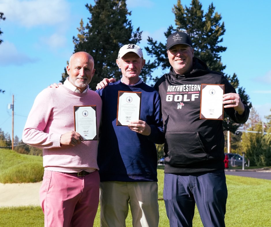 OregonGA's tweet image. Congratulations to Richard Lee (-4, Center), medalist at U.S. Senior Open Final Qualifying at Bend GC!

Also heading to the 45th U.S. Senior Open at The Broadmoor: Mark Knowles (Left) &amp;amp; Tom Greller (Right).

Good luck in June, gentlemen! ⛳🇺🇸

Results: hubs.li/Q03nfCpj0