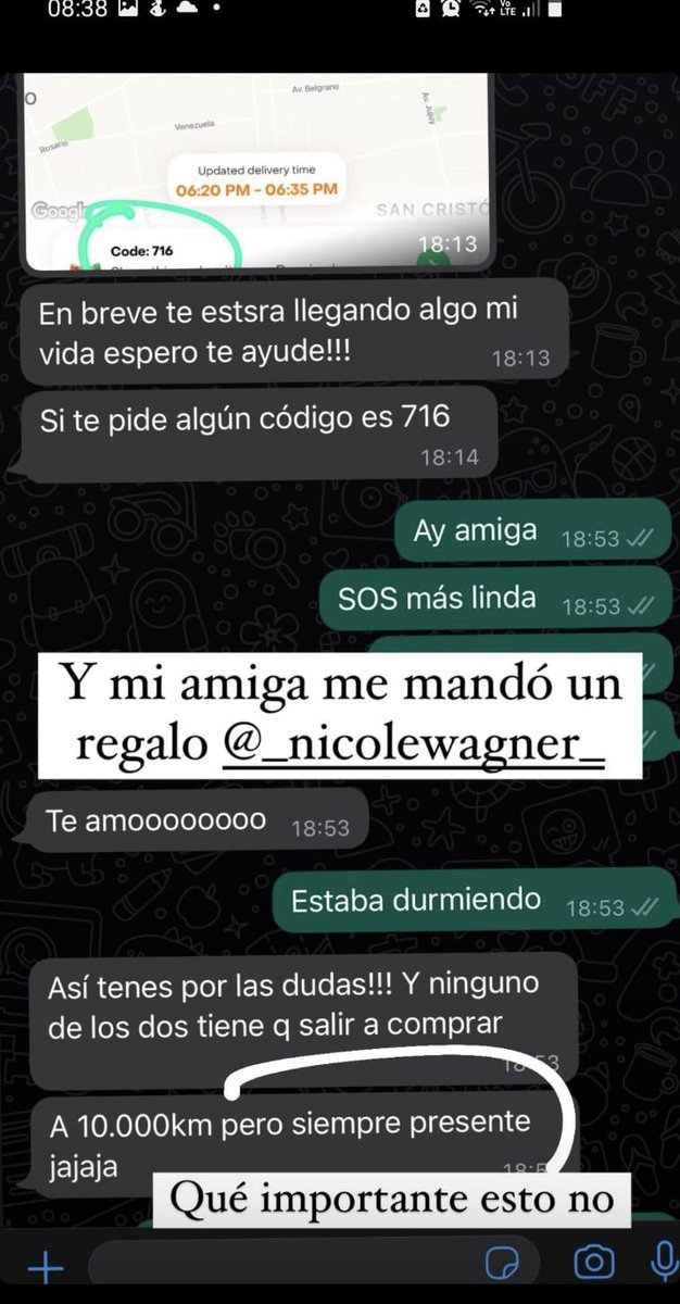 Bien que era la amiga para aceptarle regalos 🐀🐀