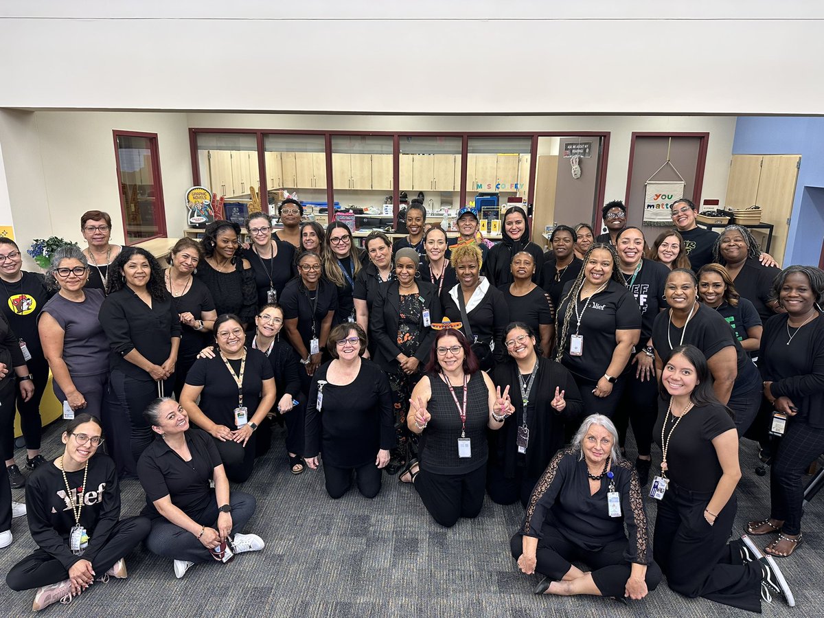 “Monday was Blackout Day for Staff”  🖤🖤 Everyone showed up and showed out!! 😎✨ #BlackoutMonday