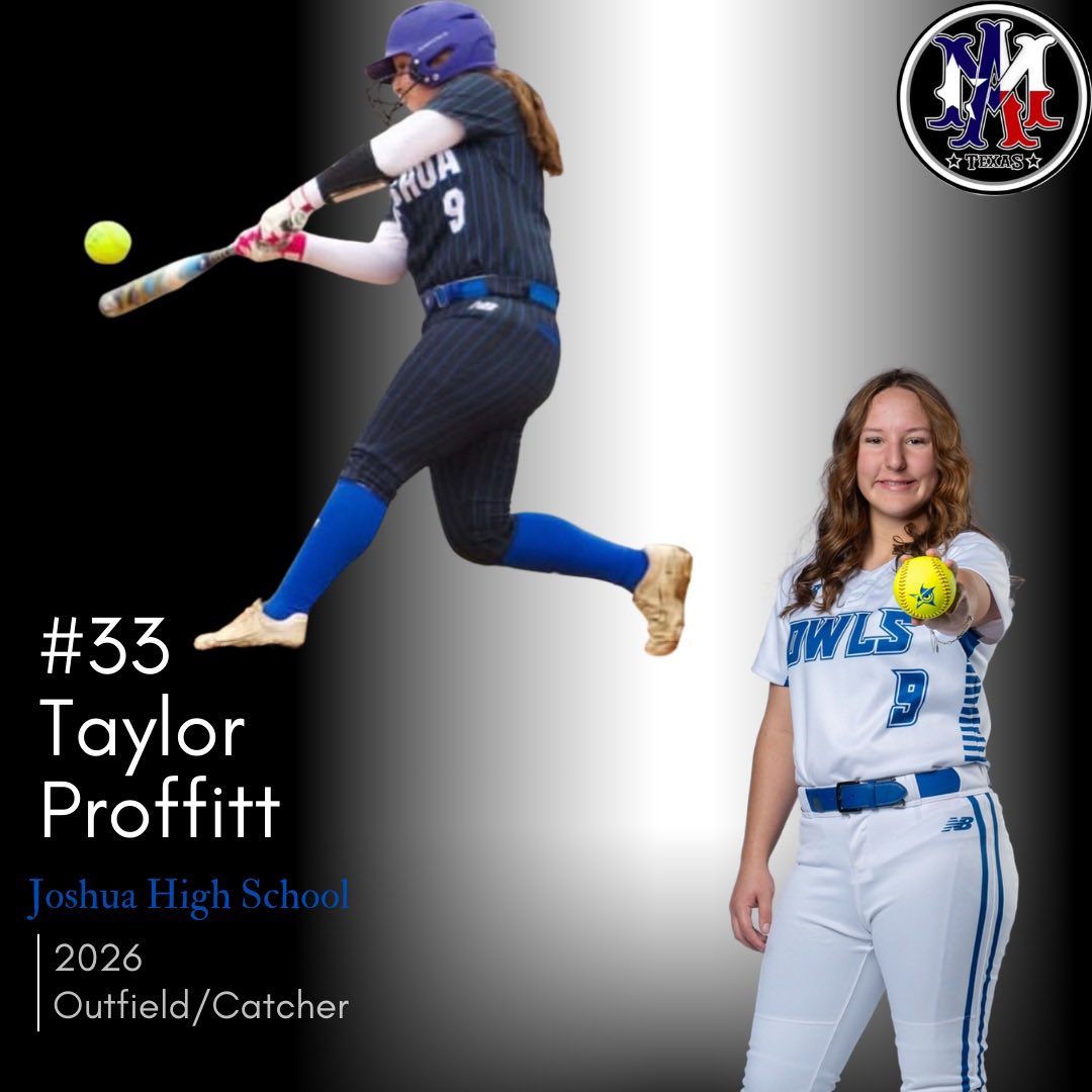Meet the Team!!💪🏼🥎

Thirteenth athlete on our 2025 Summer Roster

Everyone Meet———-&gt; Taylor Proffitt