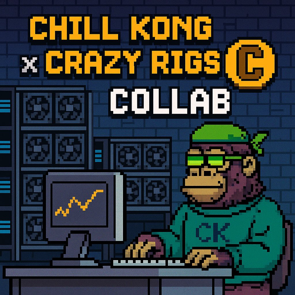 Chill Kong (@chillkong_) on Twitter photo 5X FCFS WL spots up for grabs for the Chill Kong fam, thanks to our latest collab with <a href="/playcrazyrigs/">Crazy Rigs</a>!
Mint Details:
⚡️1 WL = 5 RON
⚡ FCFS = 5 RON
⚡️ PUBLIC = 10 RON
Mint: May 25 @ 7:00 AM UTC on OpenSea
Make sure you’re following <a href="/playcrazyrigs/">Crazy Rigs</a> to be eligible!
Join our 5X FCFS WL spots up for grabs for the Chill Kong fam, thanks to our latest collab with <a href="/playcrazyrigs/">Crazy Rigs</a>!
Mint Details:
⚡️1 WL = 5 RON
⚡ FCFS = 5 RON
⚡️ PUBLIC = 10 RON
Mint: May 25 @ 7:00 AM UTC on OpenSea
Make sure you’re following <a href="/playcrazyrigs/">Crazy Rigs</a> to be eligible!
Join our