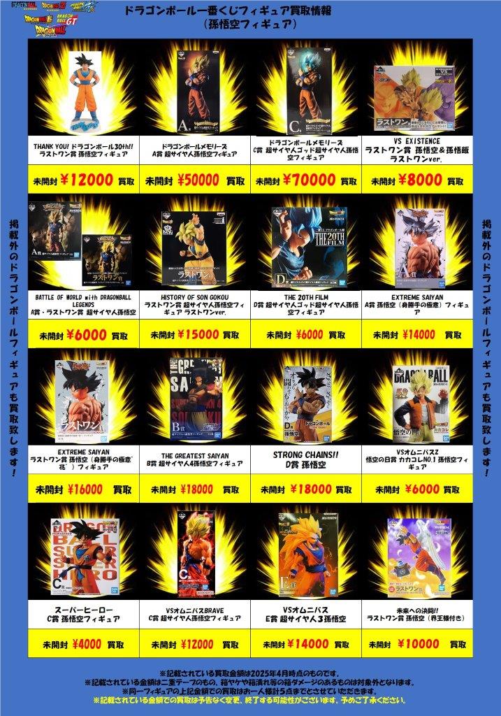🐲一番くじオムニバスCROSSの買取大募集中です!(特にD賞 尖っていた頃