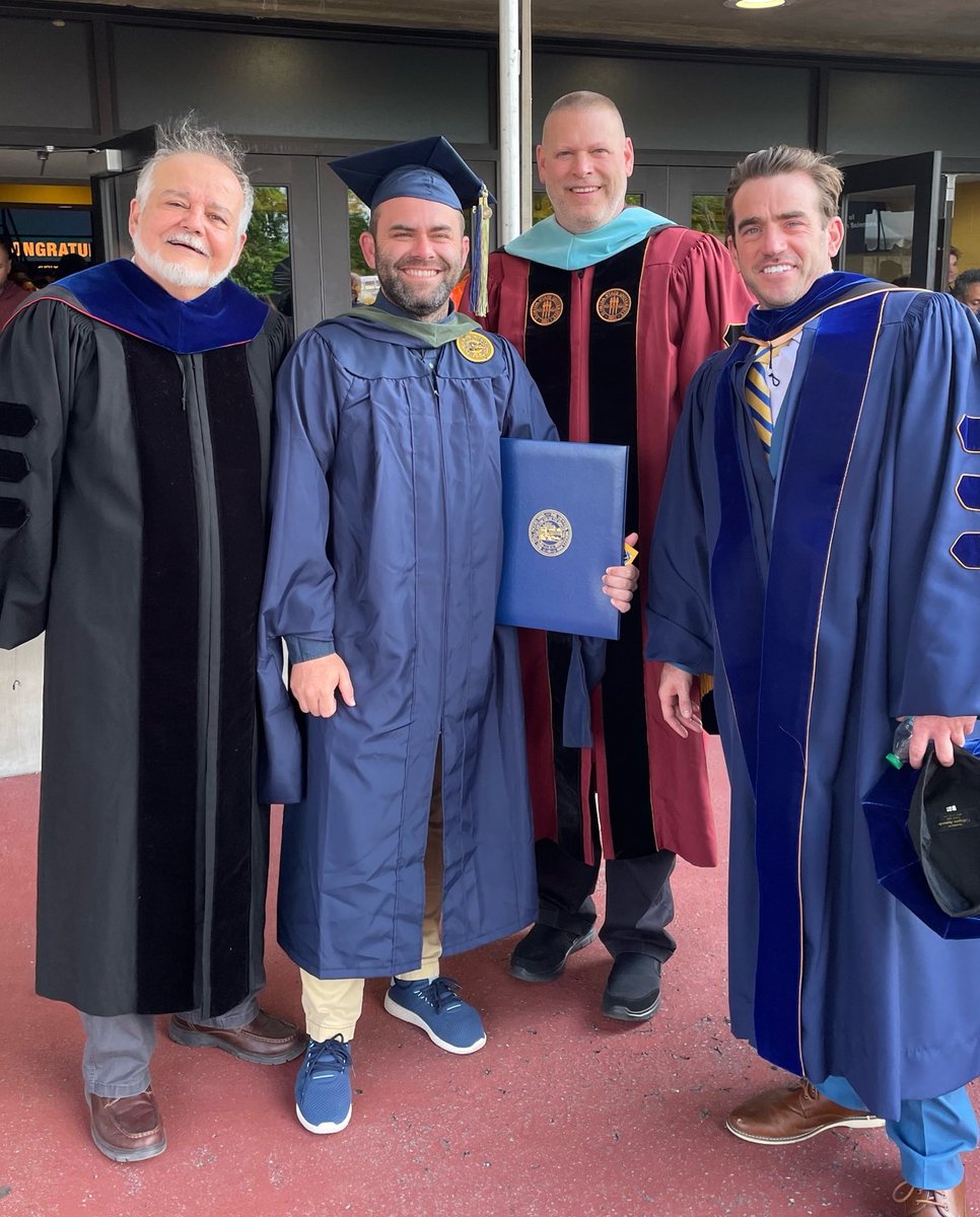 wvucahs's tweet image. Great to see Jared Atkin join us all the way from Utah to celebrate his Executive Sport Management master&apos;s degree. The Mountaineer spirit knows no boundaries.
