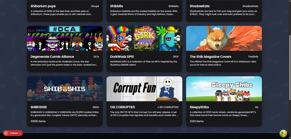 Super excited for our upcoming NFT marketplace! Think Steam-meets-Epic vibes for the UI, with slick rarity and trait search built in. Big love to the #shibarmy — you legends keep us going! Working every day to help keep Ryoshi's promise to the $SHIB community! #Shibarium