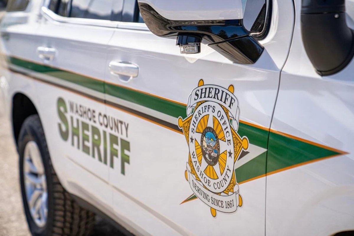 Washoe Sheriff (@washoesheriff) on Twitter photo Stolen Truckee Meadows Fire Protection District Vehicle Recovered in Golden Valley
WASHOE COUNTY, NV – On the morning of May 19, 2025, an unidentified suspect unlawfully took possession of a <a href="/TMFPD/">Truckee Meadows Fire & Rescue</a> vehicle. <a href="/NVStatePolice/">Nevada State Police</a> initiated a pursuit; however, the pursuit was terminated Stolen Truckee Meadows Fire Protection District Vehicle Recovered in Golden Valley
WASHOE COUNTY, NV – On the morning of May 19, 2025, an unidentified suspect unlawfully took possession of a <a href="/TMFPD/">Truckee Meadows Fire & Rescue</a> vehicle. <a href="/NVStatePolice/">Nevada State Police</a> initiated a pursuit; however, the pursuit was terminated