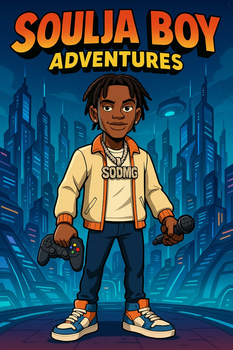 souljaboy's tweet photo. New cartoon in the works 📺🔥 I need the best animators out there — tap in! DMs open now 💼💥 #SouljaBoy #CartoonSeries https://t.co/ybmwErsi0L