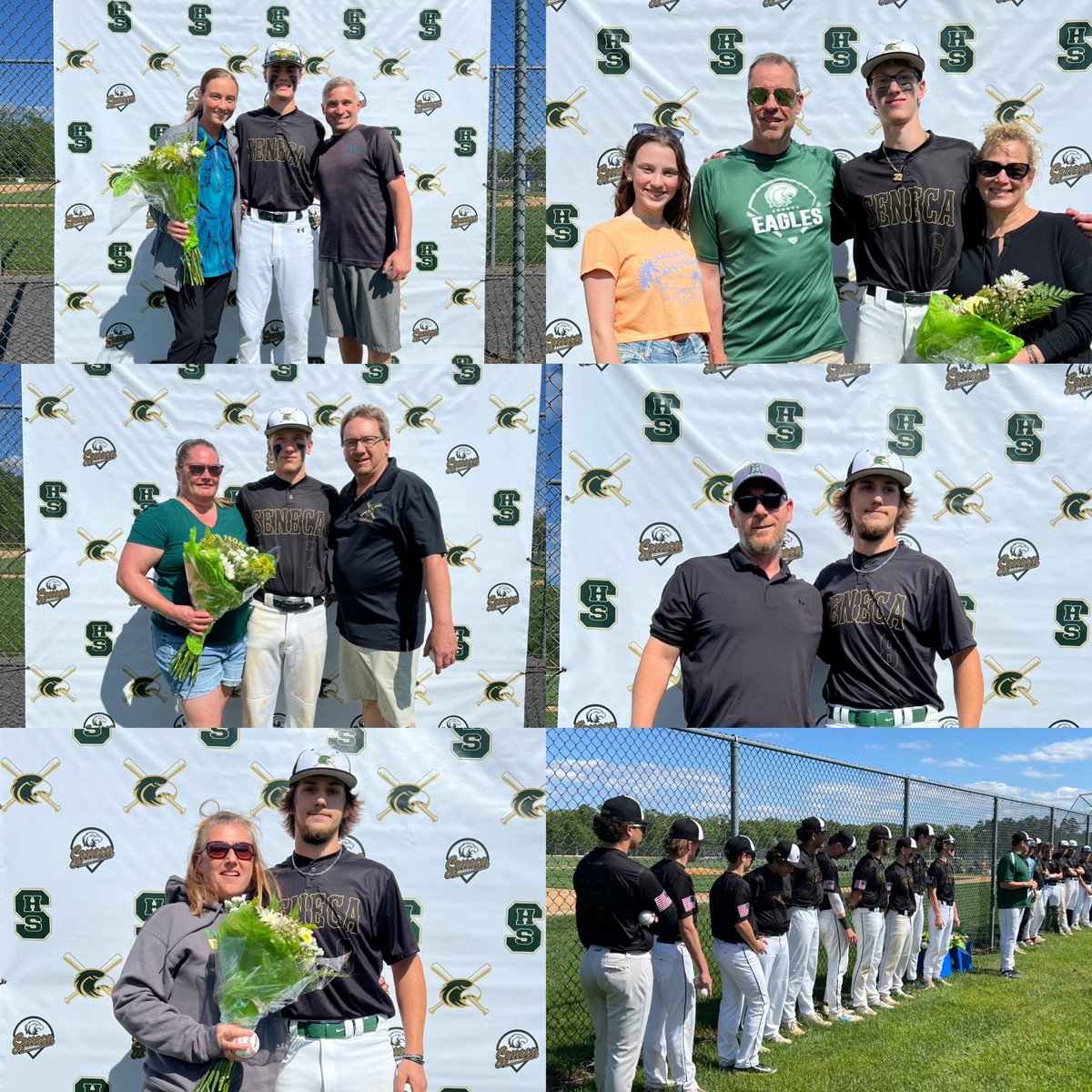 Today <a href="/SENbaseballECA/">Seneca Baseball</a> honored our SENIORS before the PVI game!!!  We are so proud of all of you &amp; will miss you next year!  Best of luck  - keep making us proud! #seniors #proud #compete #alwaysagoldeneagle