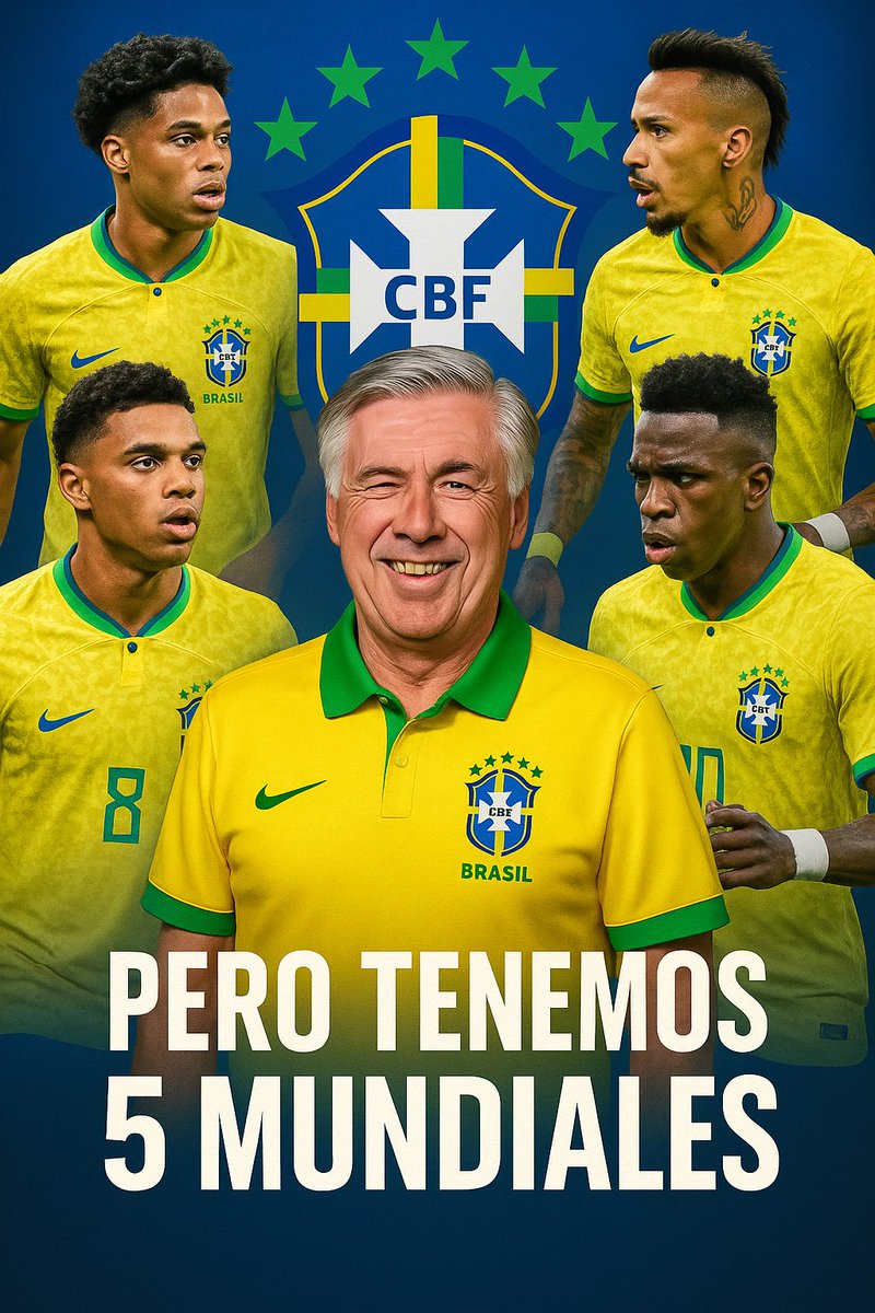 *Cuando Brasil pierda con Argentina y Colombia. 

- Ancelotti: