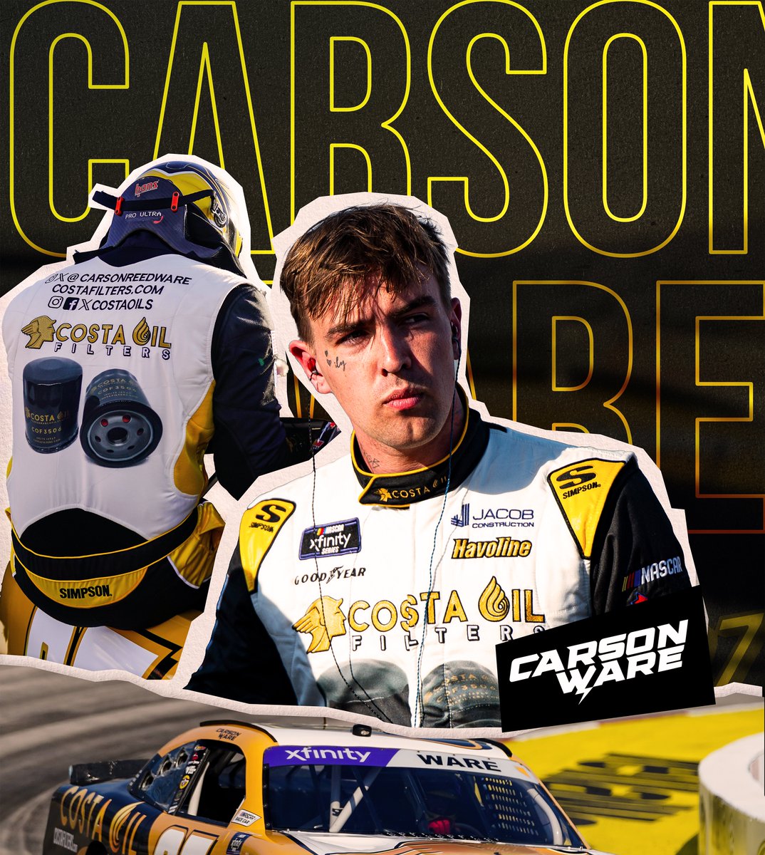 Costa Oil™ - 𝘙𝘢𝘤𝘪𝘯𝘨 (@costaoils) on Twitter photo Folks we have a last second giveaway - a pit pass to Charlotte Bet MGM 300 - <a href="/carsonreedware/">Carson Ware</a> will pick someone tomorrow morning who follows <a href="/costafilters/">Costa Oil™ Filters costafilters.com</a>, <a href="/carsonreedware/">Carson Ware</a> RT's this and tags another NASCAR fan on this post.
*IMPORTANT* You need to credential fast if you win! Folks we have a last second giveaway - a pit pass to Charlotte Bet MGM 300 - <a href="/carsonreedware/">Carson Ware</a> will pick someone tomorrow morning who follows <a href="/costafilters/">Costa Oil™ Filters costafilters.com</a>, <a href="/carsonreedware/">Carson Ware</a> RT's this and tags another NASCAR fan on this post.
*IMPORTANT* You need to credential fast if you win!